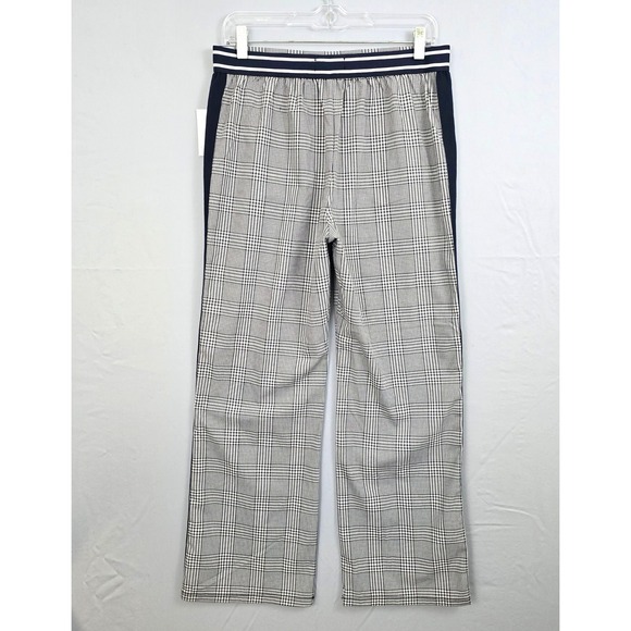 First Assembly Houndstooth Tuexdo Strip Flare Girls Pants Black White XXL 18 New - Picture 2 of 8